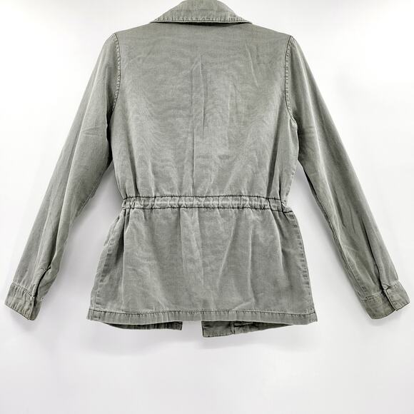 Ecote Urban Outfitters Green Utility Jacket Drawstring Waist Women's Size S - Picture 2 of 8